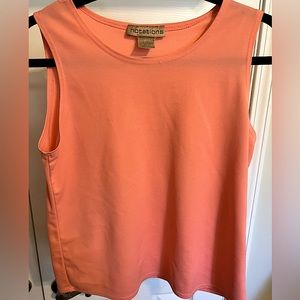 Peachy/coral basics tank top